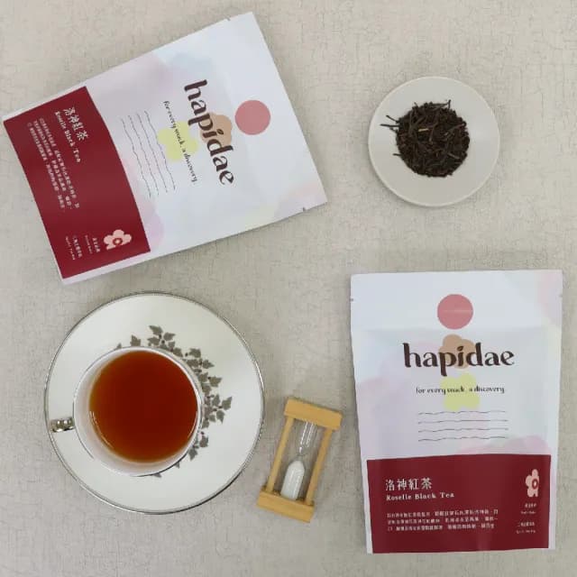 【hapidae】經典特色洛神紅茶3gx15入(洛神花紅茶;三角茶包)