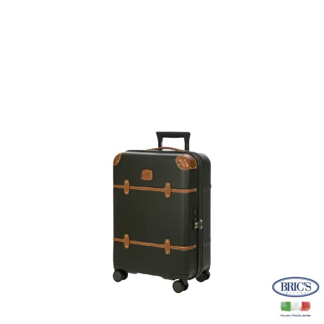 【BRIC S】義大利經典款 21吋 登機箱 防潑水拉鍊箱(行李箱/ 旅行箱/ 雙輪飛機輪)