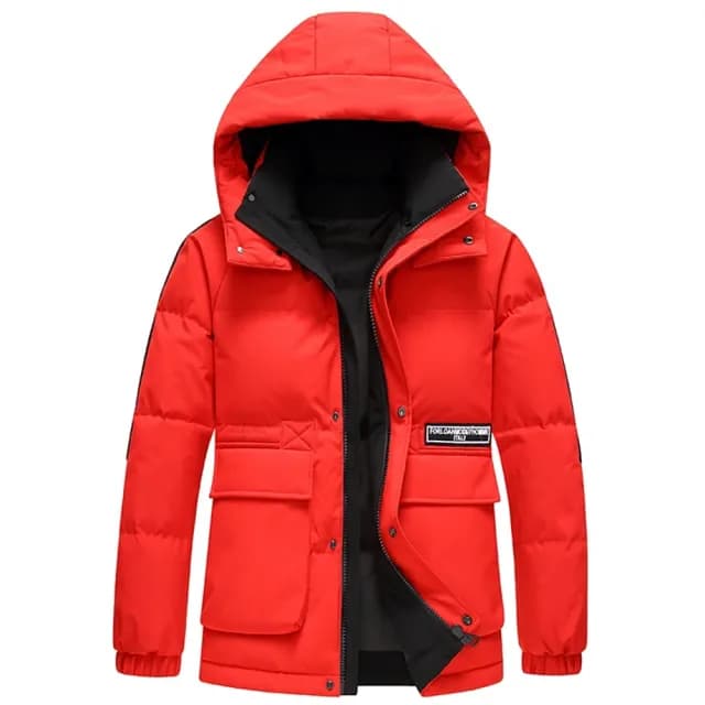 【巴黎精品】父親節禮物 真羽絨90%白鴨絨羽絨外套羽絨衣夾克(保暖男士潮流多色加厚男外套3色a1is151)