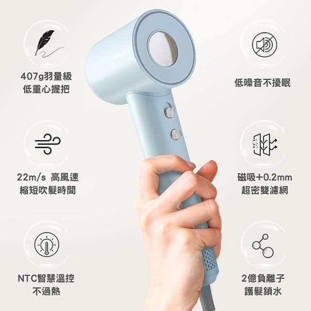 【Yamashita 山下】負離子高速吹風機(YS-2100)