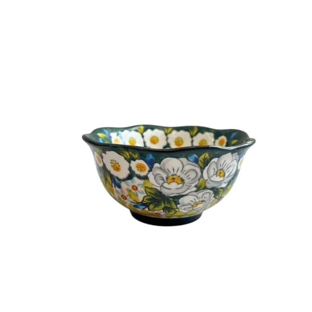 【Royal Duke】波蘭風5吋碗2入*買一送一(入厝禮 交換禮物 餐具 飯碗 點心碗 花草藝術風 手工)