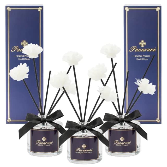 【Pavaruni】美國擴香瓶三入組晨曦系列無火香薰天然精油花香木質果香(生日聖誕交換女友女生情人禮物)