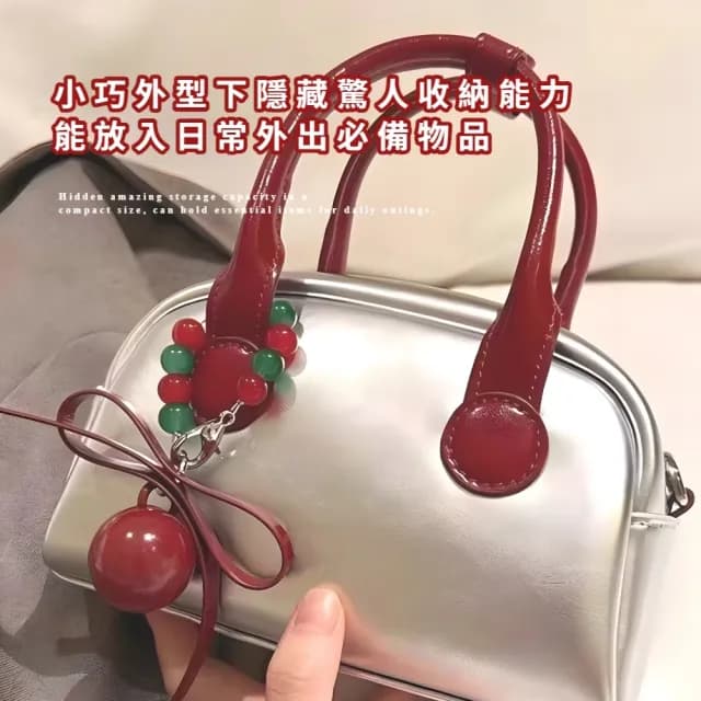 【時尚單品】雙11 兩用撞色俏皮小包(Y2K 單肩包 手提包 側肩包 女包 生日禮物 穿搭 搭配)