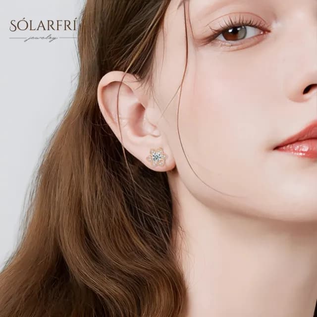 【SOLARFRi】銀針耳環｜閃耀輕奢小眾款親膚低敏 附品牌禮盒包裝(閨蜜情人女友母親老婆禮物)