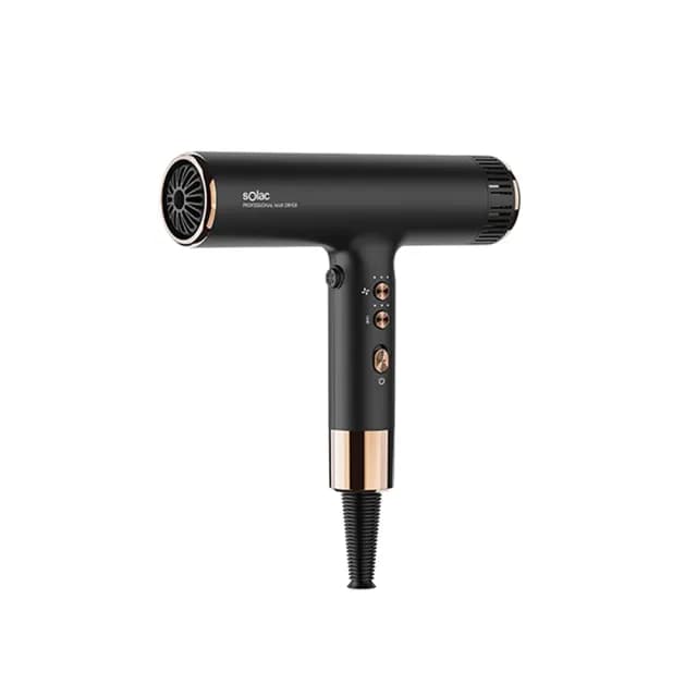 【SOLAC】專業負離子雙電壓吹風機-黑金色(SD-1000 Pro-K)