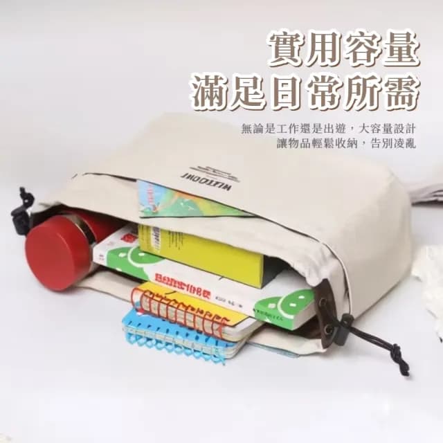【精選帆布】情人節禮物 愜意風情大容量多格化妝包(防水包  包中包 化妝品 收納包 包包收納袋 手拿包 小包