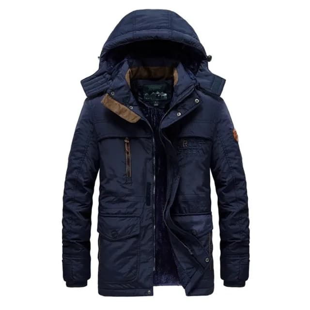 【巴黎精品】父親節禮物 軍裝外套復古工裝古著(加絨連帽可拆工裝男夾克4色a1hg31)