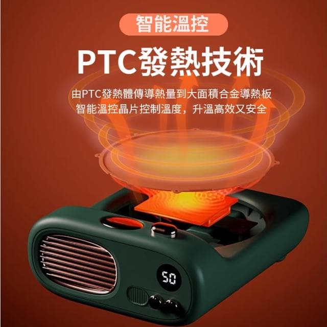 【Kolim】復古智能數顯加熱杯墊三檔保溫 桌面重力感應恆溫暖杯墊 保溫杯墊(生日禮物 母親節禮物)