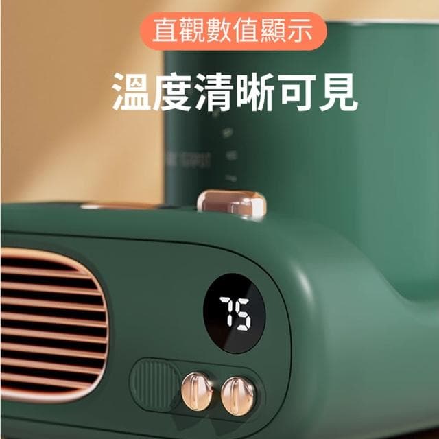 【Kolim】復古智能數顯加熱杯墊三檔保溫 桌面重力感應恆溫暖杯墊 保溫杯墊(生日禮物 母親節禮物)