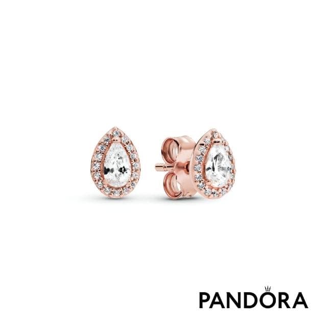 【Pandora官方直營】密鑲寶石圓珠耳環圈-絕版品