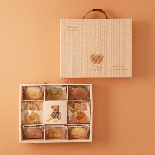 【金格食品】暖暖Bear經典款禮盒(伴手禮/彌月)