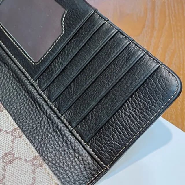 【MoonDy】雙11 長款錢包 耐磨防刮 長夾 大容量錢包 防潑水錢包 手機小錢包 皮夾 生日禮物 精品