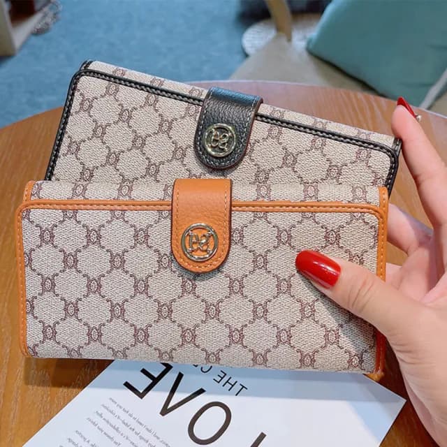 【MoonDy】雙11 長款錢包 耐磨防刮 長夾 大容量錢包 防潑水錢包 手機小錢包 皮夾 生日禮物 精品