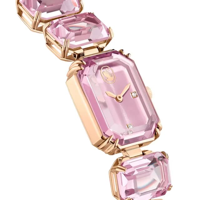 【SWAROVSKI 施華洛世奇】Millenia 風格無限八角切割水晶腕錶 雙11最低價(5729843)