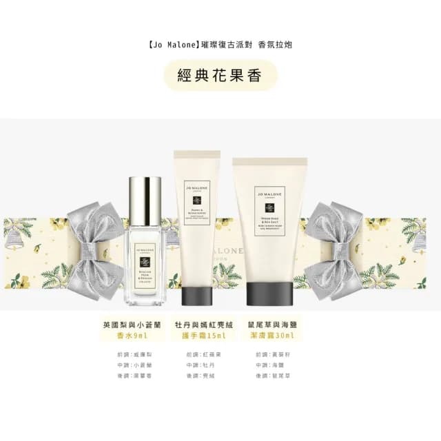 【Jo Malone】璀璨復古派對 香氛拉炮(國際航空版)