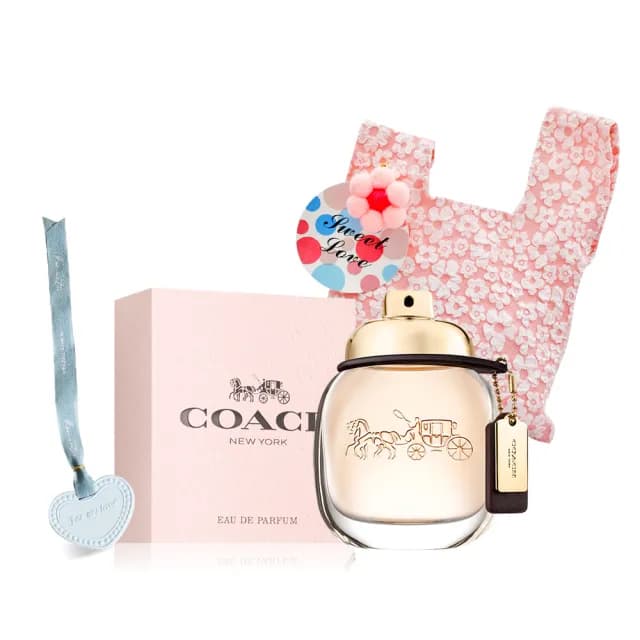 【COACH】淡香精/淡香水30ml/40ml-時尚經典/嫣紅芙洛麗/逐夢暮光-贈擴香掛飾+收納袋(多款可選-國際航空版)