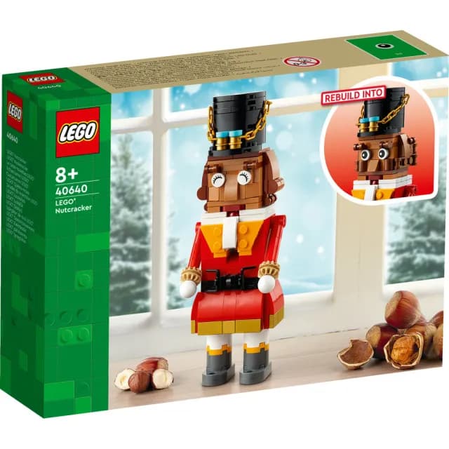【LEGO 樂高】節慶系列 40640 胡桃鉗(居家擺飾 交換禮物 聖誕禮物 DIY送禮)