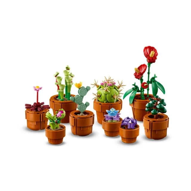 【LEGO 樂高】Botanicals 10329 迷你盆栽(居家擺飾 禮物 DIY 玩具 積木 情人節禮物)