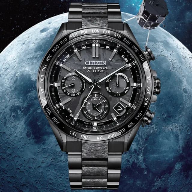【CITIZEN 星辰】GENTS系列 HAKUTO-R GPS鈦金屬光動能腕錶 七夕 情人節 送禮 推薦(CC4067-66E)