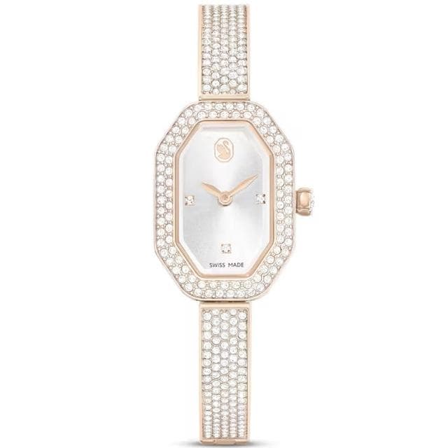 【SWAROVSKI 施華洛世奇】Dextera Bangle 璀璨 手環式 手錶 女錶 禮物-30.5x19mm 聖誕 送禮(5672987)