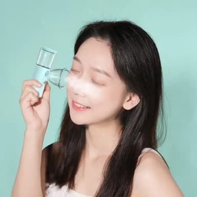 【水水雙眼】霧化奈米眼部隨身補水噴霧罐(深層保濕 USB便攜 迷你 補水 清潔 噴霧器 生日禮物 噴霧儀)