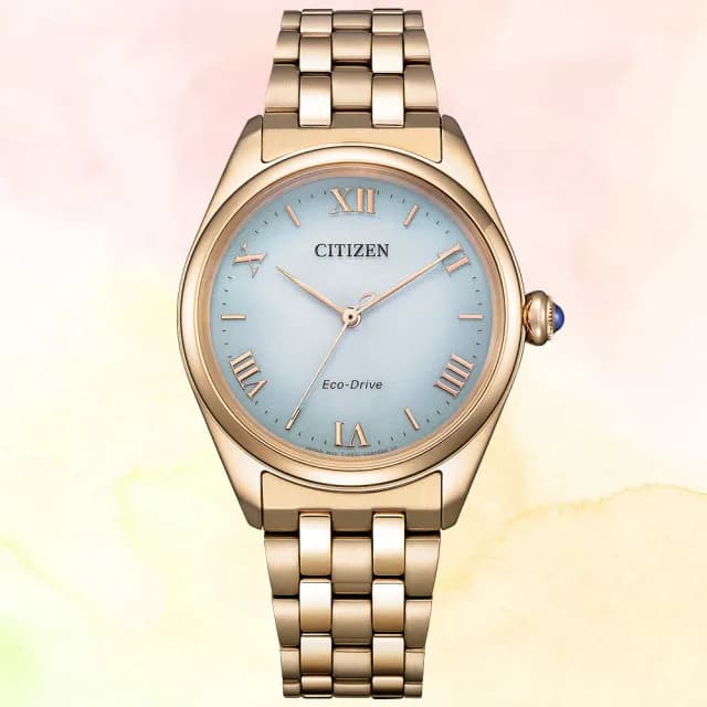 【CITIZEN 星辰】L系列 光動能 簡約時尚腕錶 七夕 情人節 送禮 推薦(EM1143-81X)