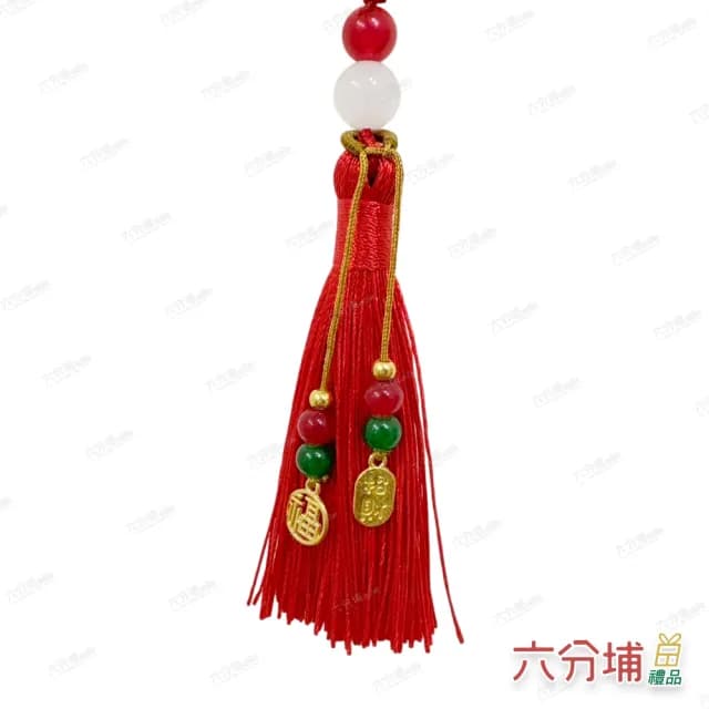 【六分埔禮品】招財貓流蘇吊飾-單入(春節擺飾過年新年快樂蛇年居家配件裝飾春節小物如意招財貓)