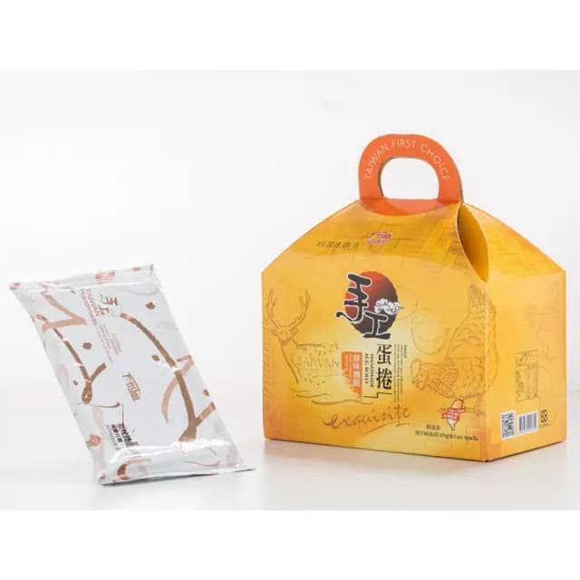 【福義軒】手工原味機能蛋捲(年菜年節禮盒 475g 奶蛋素)