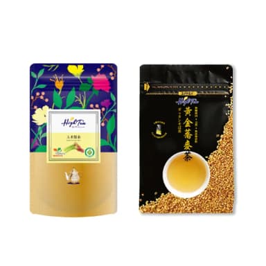 【High Tea】黃金組合│玉米鬚茶 12入x2袋+黃金蕎麥茶15入x2袋(無咖啡因)