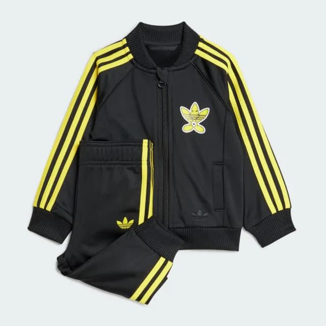 【adidas 愛迪達】SMILEY WORLD SST 運動套裝 嬰幼童裝 - Originals JD2874