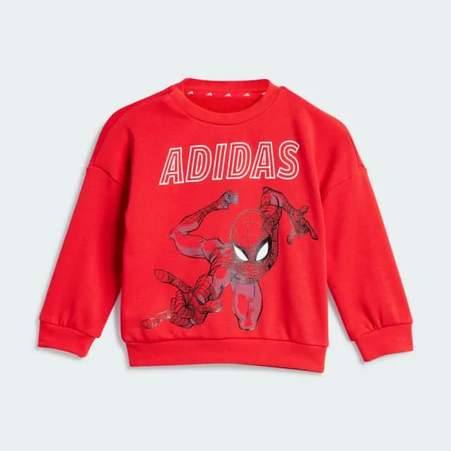 【adidas 愛迪達】ADIDAS X MARVEL 運動套裝 嬰幼童裝 JF3630