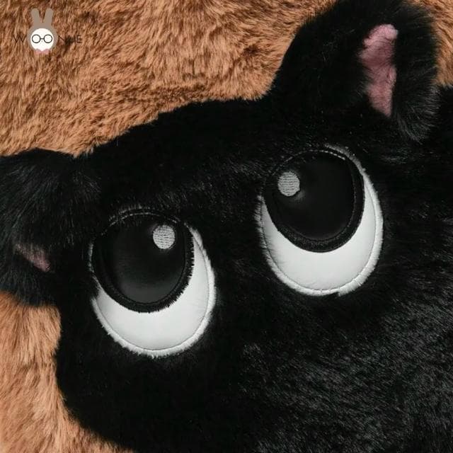 【WOONUE】母親節禮物 超柔軟可愛貓咪毛絨手提包蓬鬆毛絨包單肩包(閨蜜女友孫女兒生日交換聖誕禮物)
