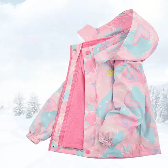 【chiao!Babe 俏寶貝】童裝 兒童加絨保暖三合一可拆卸衝鋒外套 防風防水(130-160cm 可三穿 多色可選)