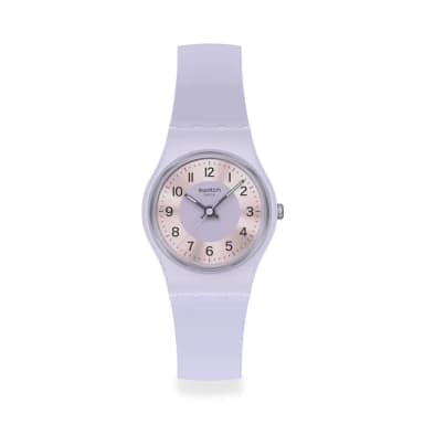 【SWATCH】LILAC LIGHTNESS 經典手錶/女錶/瑞士製造 LV121(25mm)