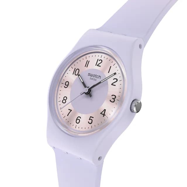 【SWATCH】LILAC LIGHTNESS 經典手錶/女錶/瑞士製造 LV121(25mm)
