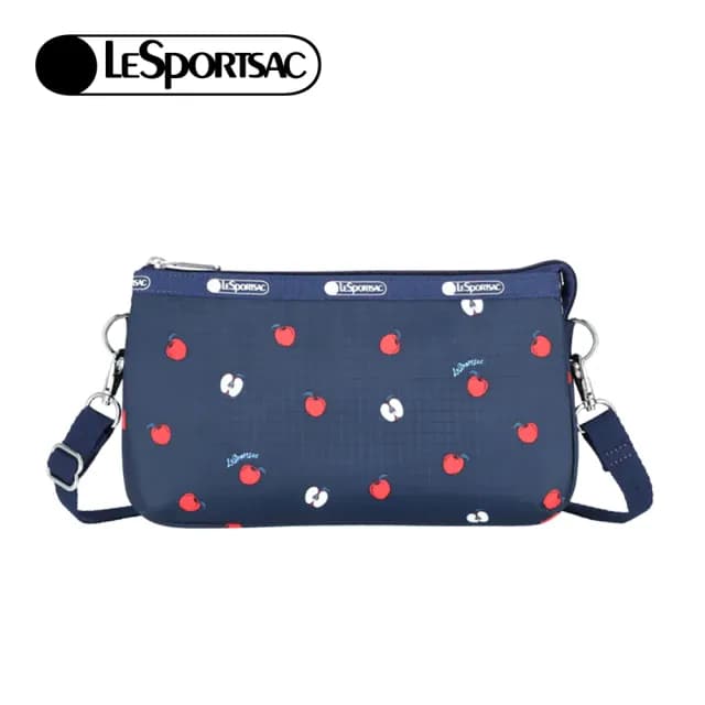 【Lesportsac】手拿斜背兩用包 送禮 禮物 女包 男包 情人節禮物(小蘋果)