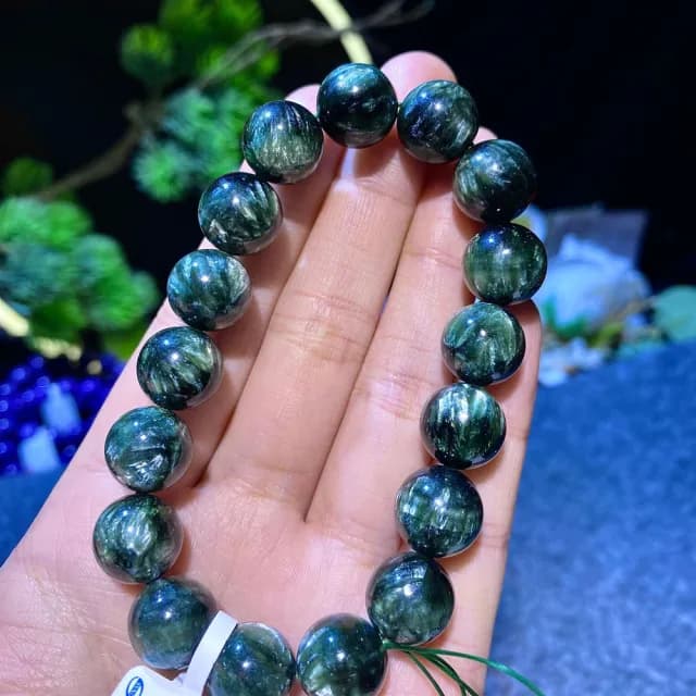 【Paiya 派亞】10mm綠龍晶素圈手串圓珠百搭紫龍晶綠色手鏈簡約輕奢生日禮物