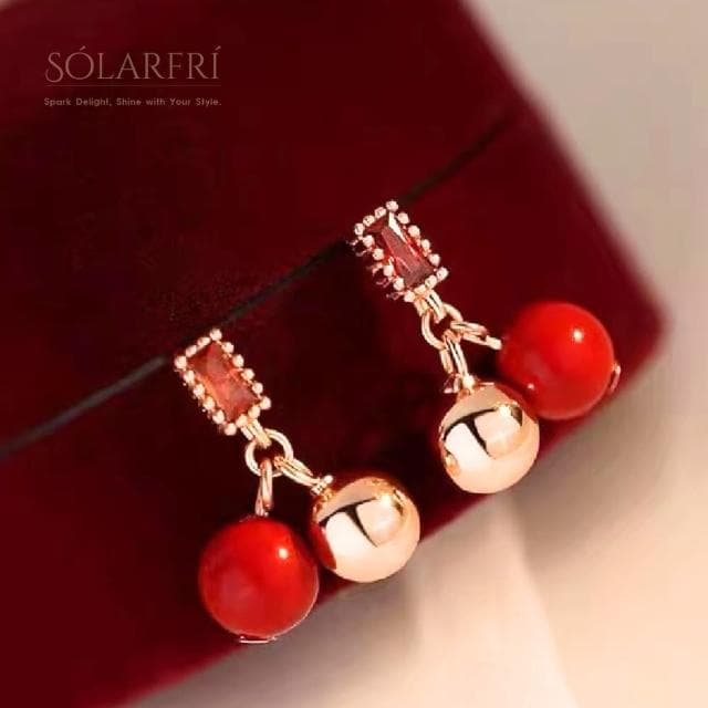 【SOLARFRi】銀針耳環｜新春時尚 附禮盒包裝(閨蜜情人女友母親老婆禮物)