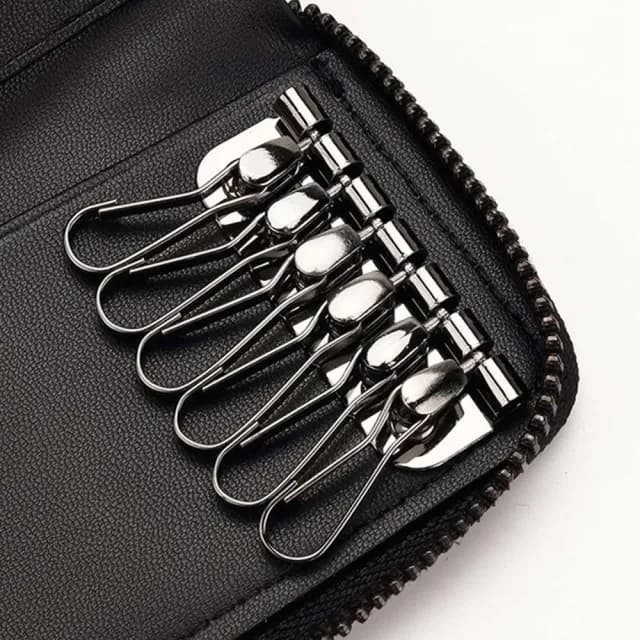 【MoonDy】雙11 零錢鑰匙包 女錢包 真皮鑰匙包 多功能收納包 機車鑰匙包 羊皮包包 編織鑰匙包 門用鑰