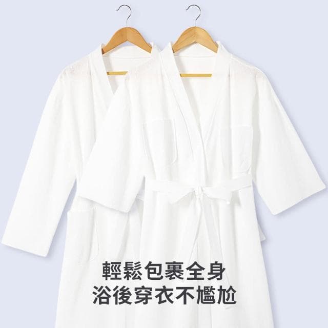 【Loga】免洗滅菌浴袍 拋棄式睡衣 情侶睡袍 一次性旅行用品 男女通用 浴衣 旅行用品(38女王節 母親節禮物)
