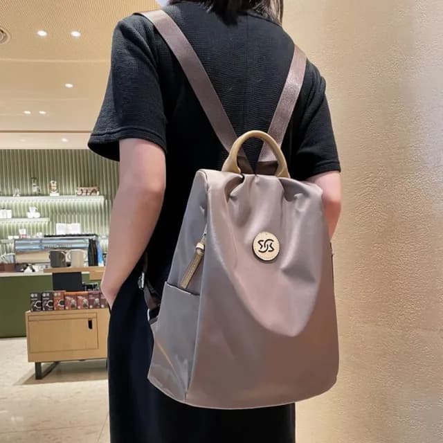 【MoonDy】情人節禮物 a4包 女士背包 包包 後背包 防盜包包 前背包 筆電後背包 防潑水包包 15吋電腦後背包
