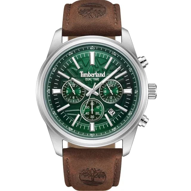 【Timberland】天柏嵐 NORTHBRIDGE 三眼計時手錶-45mm 禮物 送禮 推薦(TDWGF0041206)