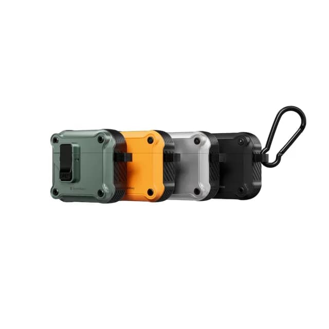 【SwitchEasy 魚骨牌】Rugged Shield AirPods 4 耳機保護殼(按壓磁鐵鎖扣安全便利)