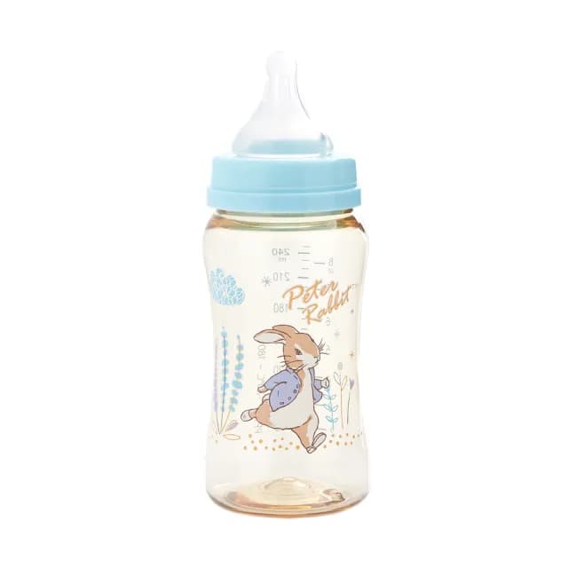 【奇哥官方旗艦】比得兔PPSU寬口奶瓶-240ml(2色選擇)