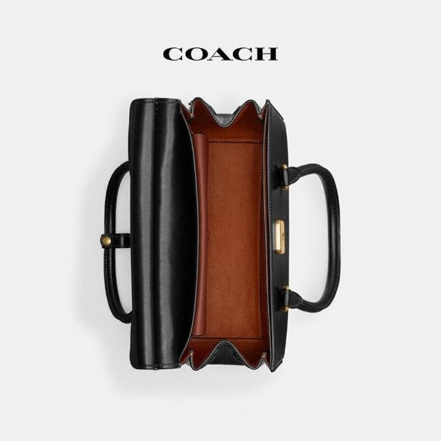 【COACH】蔻馳官方直營 BROOME CARRYALL手袋-B4/黑色(CP119)
