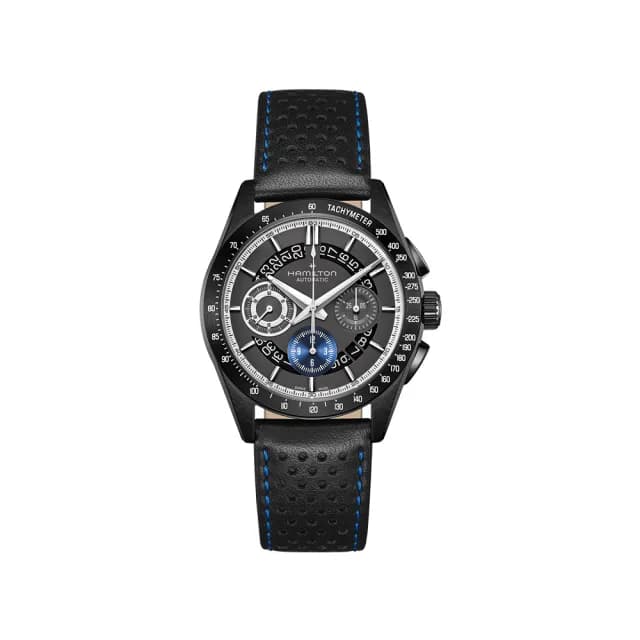 【HAMILTON 漢米爾頓】爵士大師系列 Performer 腕錶 42mm(自動上鍊 中性 皮帶 H36646780)