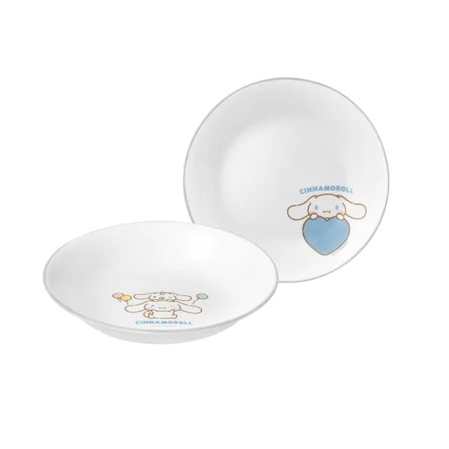 【CorelleBrands 康寧餐具】大耳狗 6吋餐盤兩件組(6吋平盤+6吋深盤)