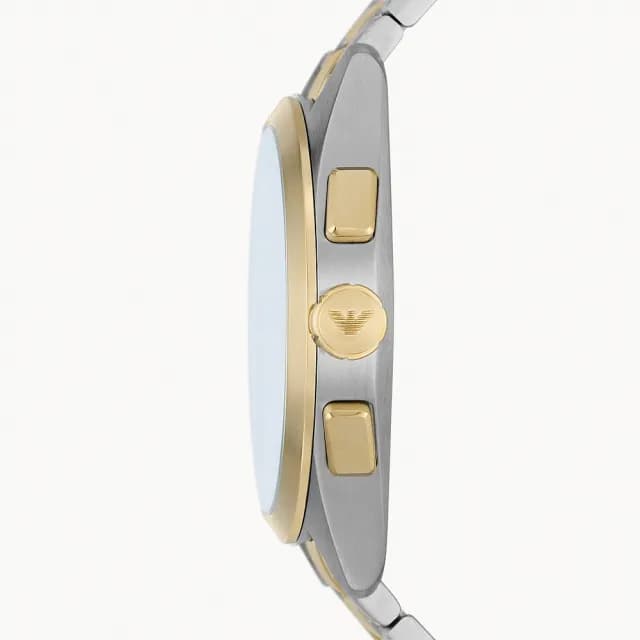 【EMPORIO ARMANI】亞曼尼 紳男計時手錶-43mm 禮物 送禮 推薦(AR11511)