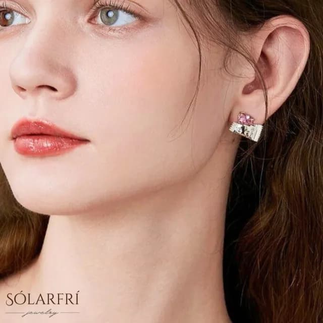 【SOLARFRi】925銀針耳環｜閃耀輕奢小眾款親膚低敏 附品牌禮盒包裝(閨蜜情人女友母親老婆禮物)