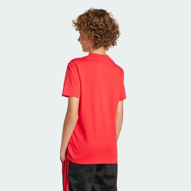 【adidas 愛迪達】ESSENTIALS 短袖上衣 T恤 童裝 JE1372
